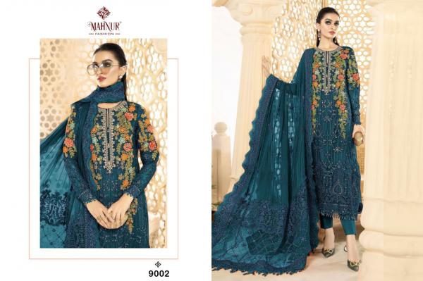 Mahnur 9 Embroidery georgette Designer Pakistani Suit Collection